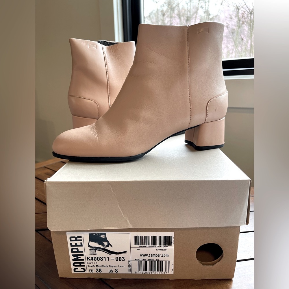 CAMPER Blush Katie Ankle Boots Size 38